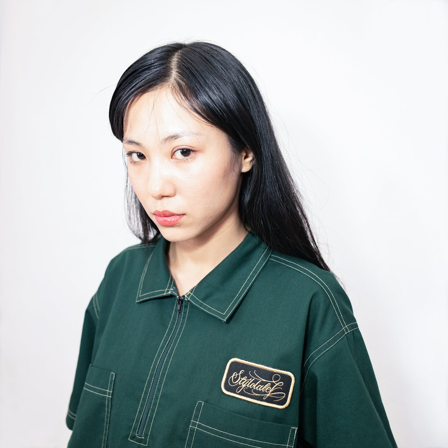 Zip Up Workshirt (Green)