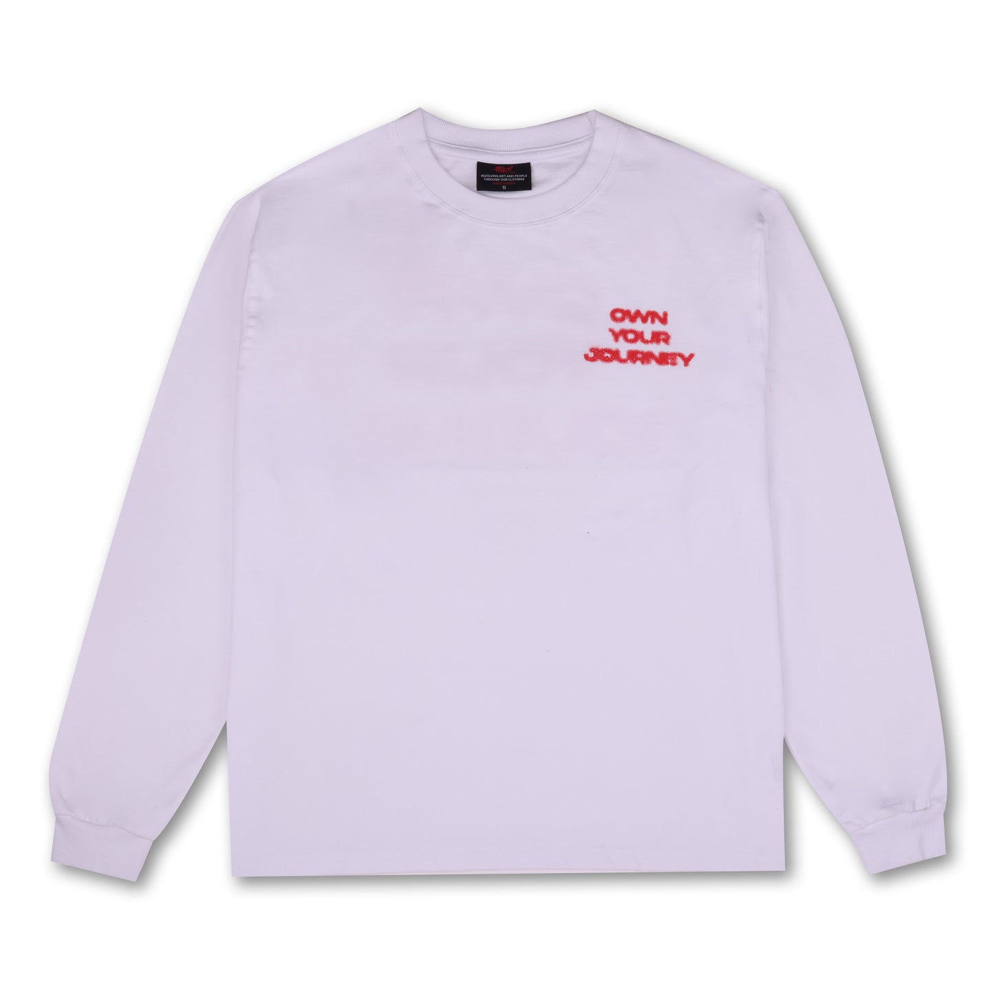 Own Your Journey Long Sleeves Tee (White)