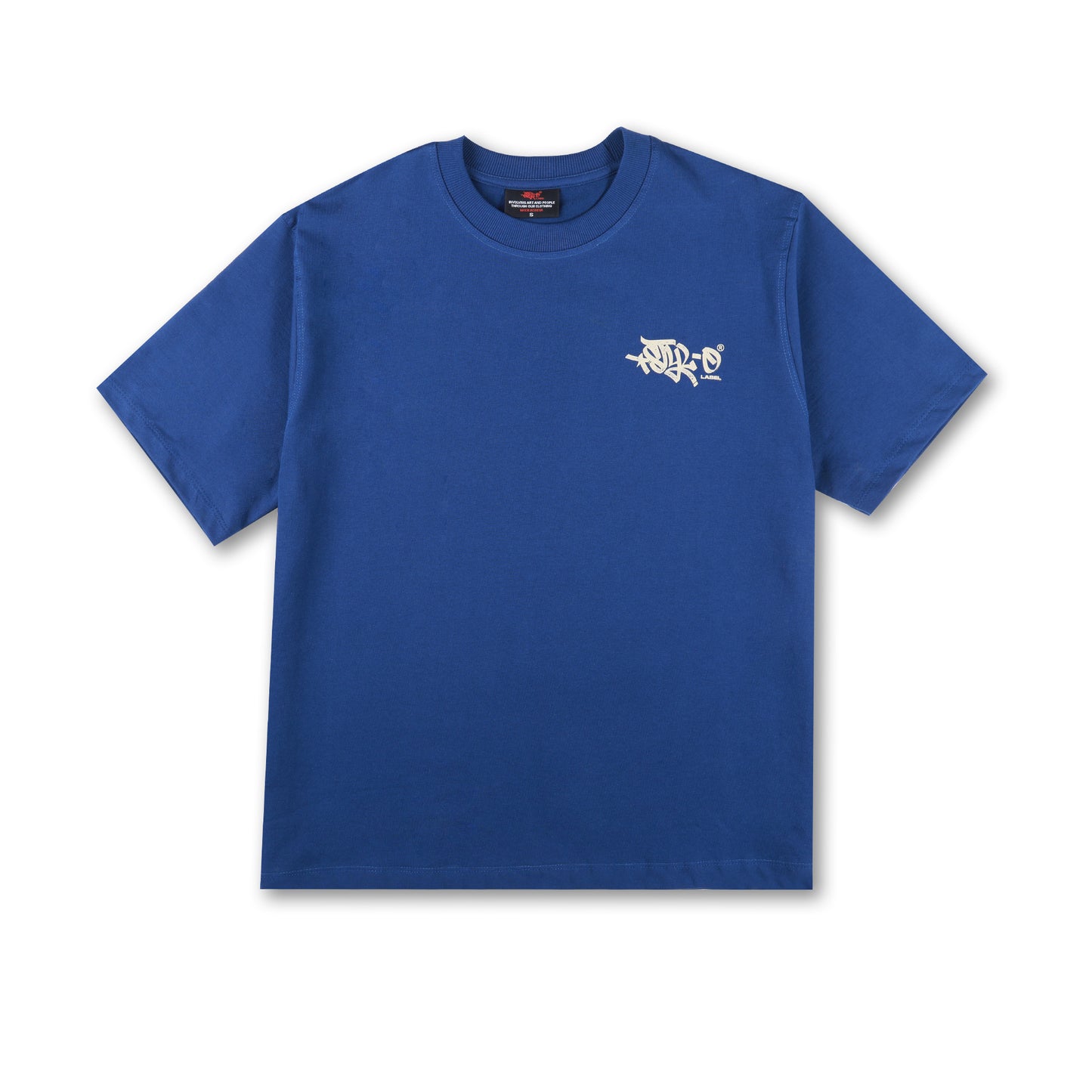To The World Tag Tee (Blue)