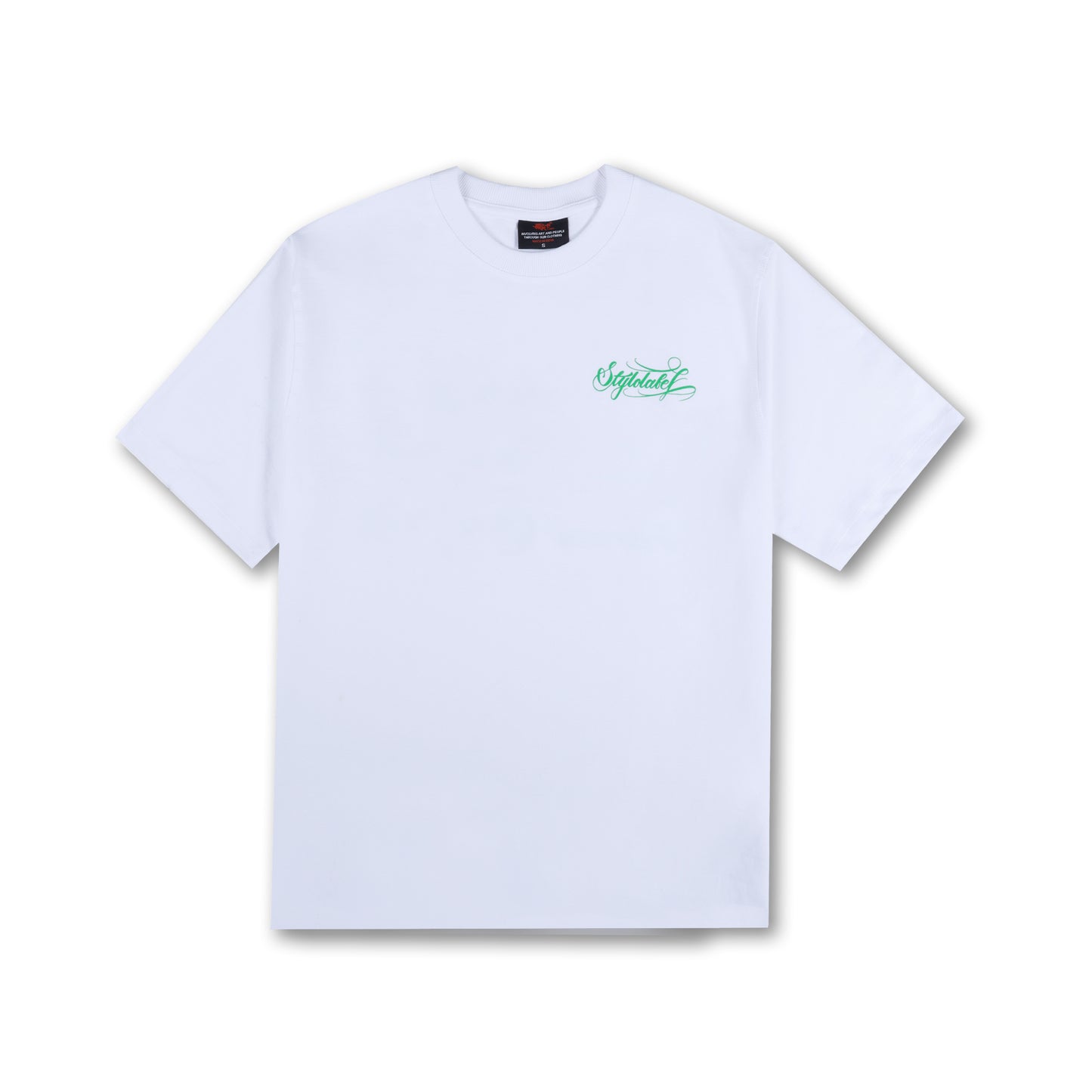 To The World Cursive Logo (White)