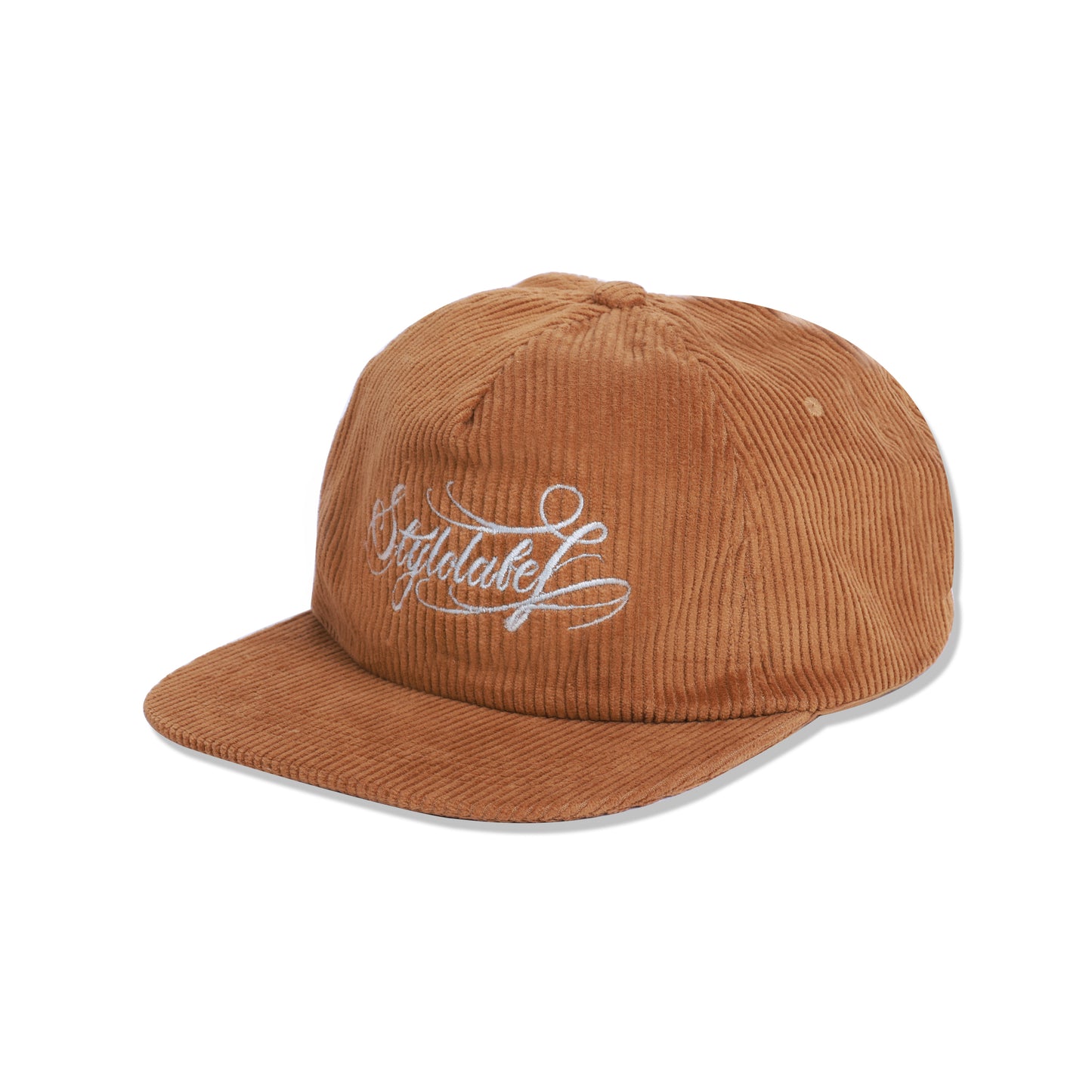 Mustard Corduroy Retro Cap (Silver)