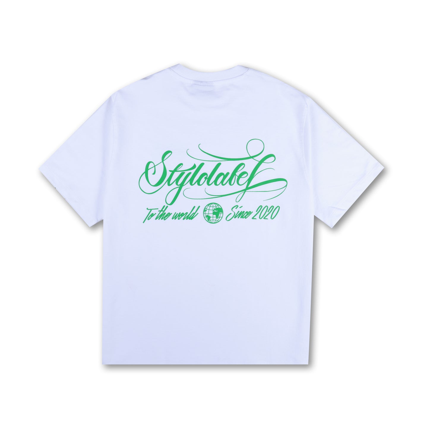 To The World Cursive Logo (White)