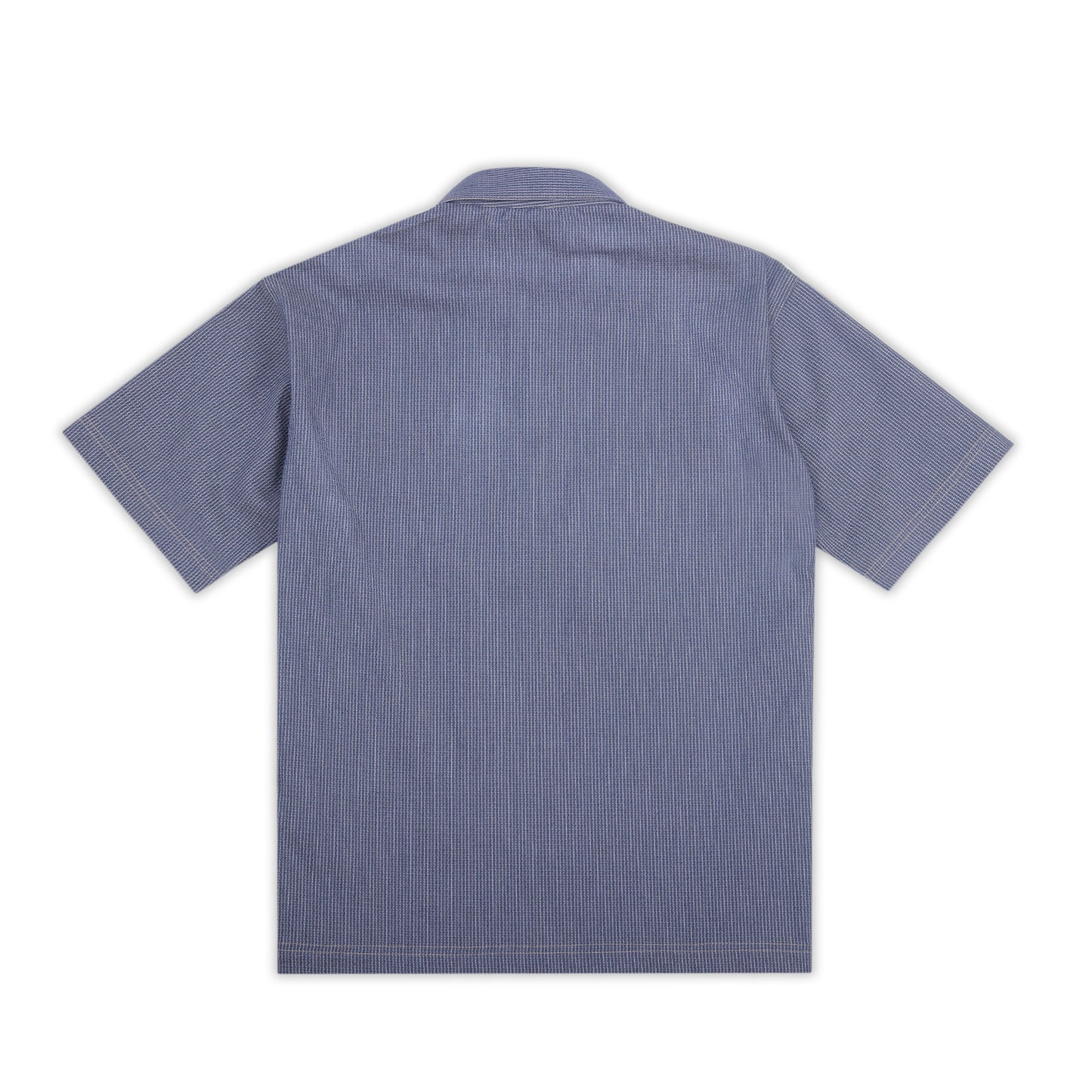 Oval Zip Up Workshirt (Blue)