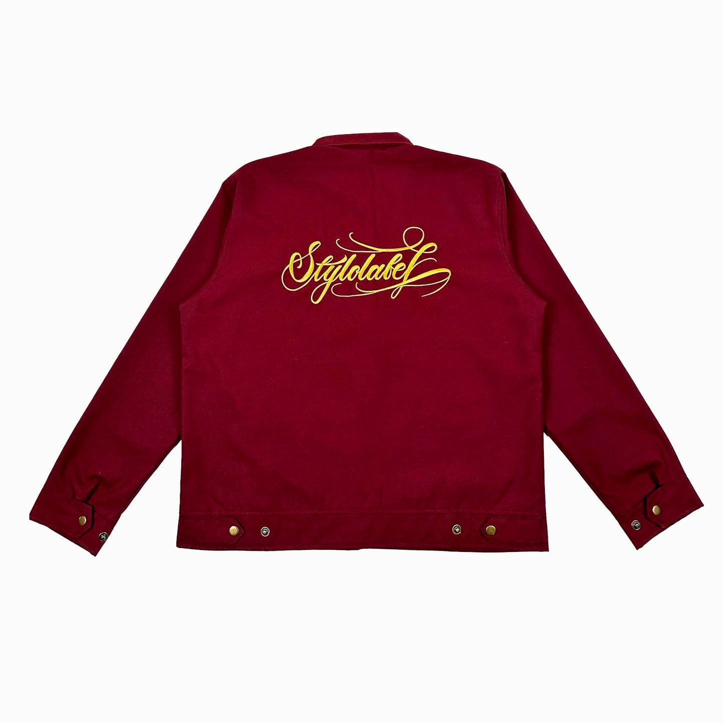 Zip Work Jacket (Maroon)