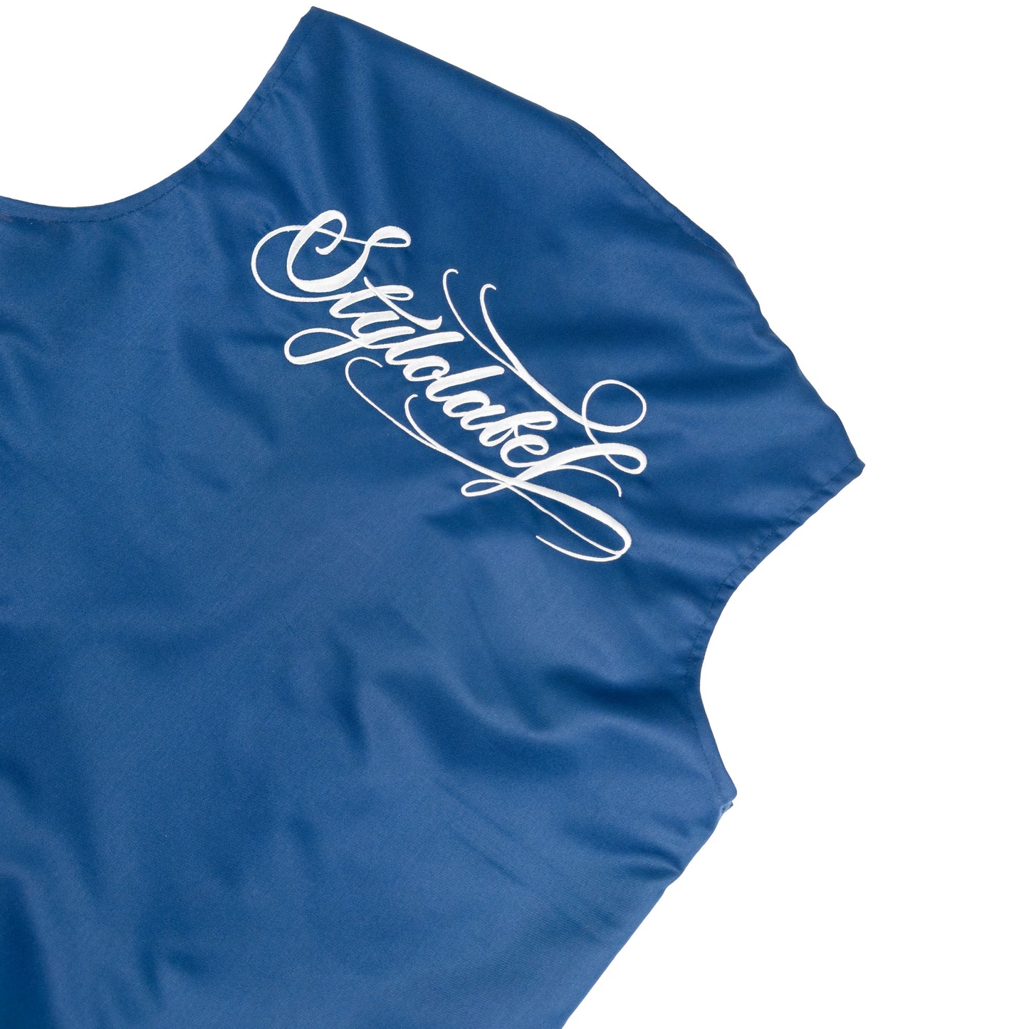 Reversible Utility Vest (Blue/Cream)