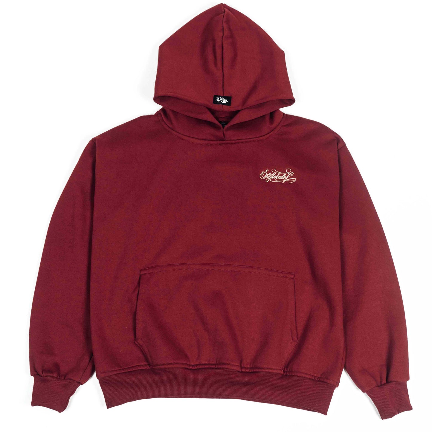 Cursive Embroidered Hoodie