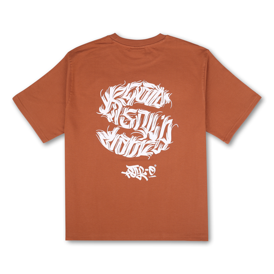 S LOGO TEE (RUST BROWN)