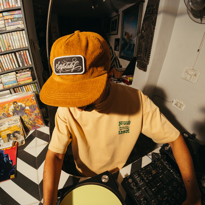 Mustard Corduroy Retro Cap