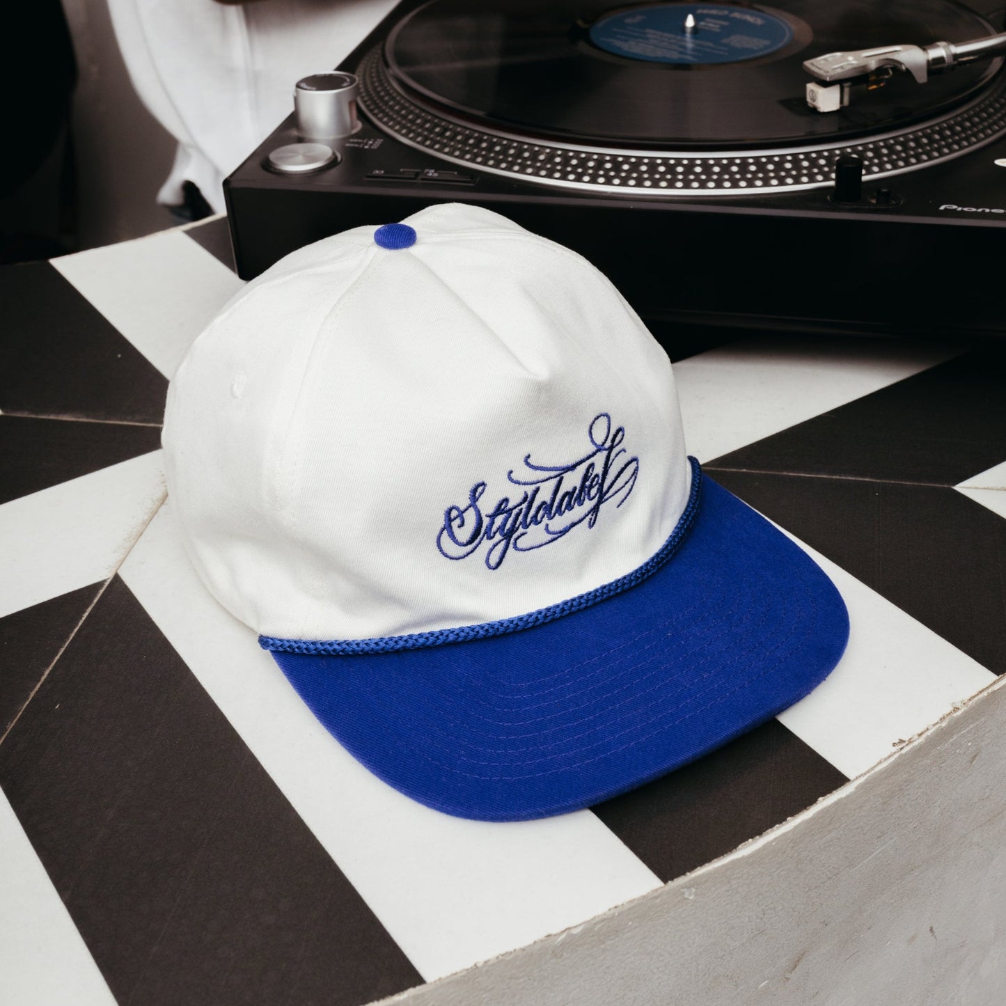 Cursive Logo Retro Unstructured Cap