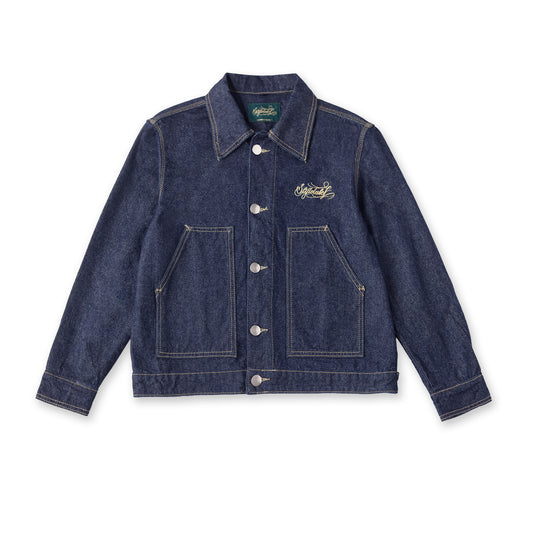 Raw Denim Jacket (Dark Indigo)