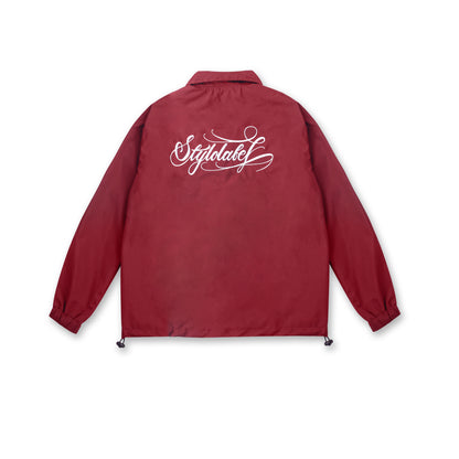 Coach Jacket (Maroon)