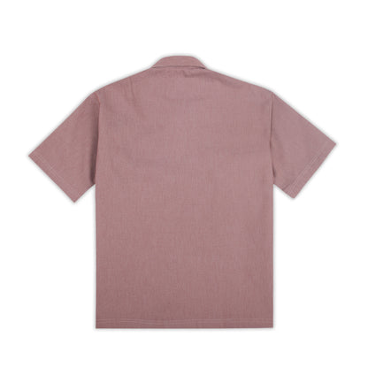Oval Zip Up Workshirt (Dusty Brown)