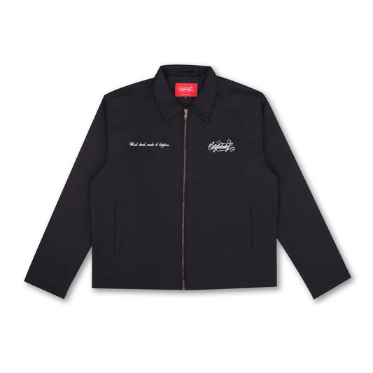 Work hard, Make it Happen Jacket (Black)