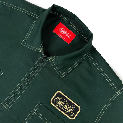 Zip Up Workshirt (Green)