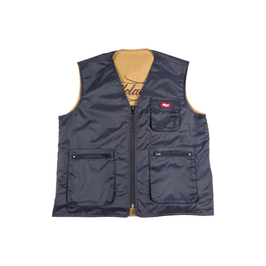 Reversible Utility Vest (Khaki/Black)