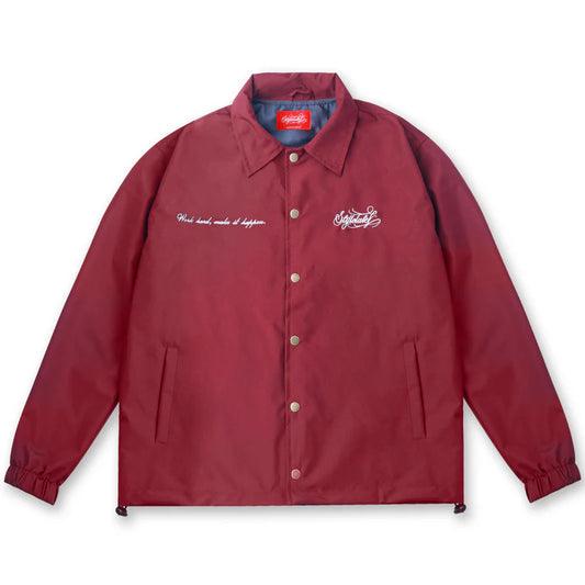Coach Jacket (Maroon)