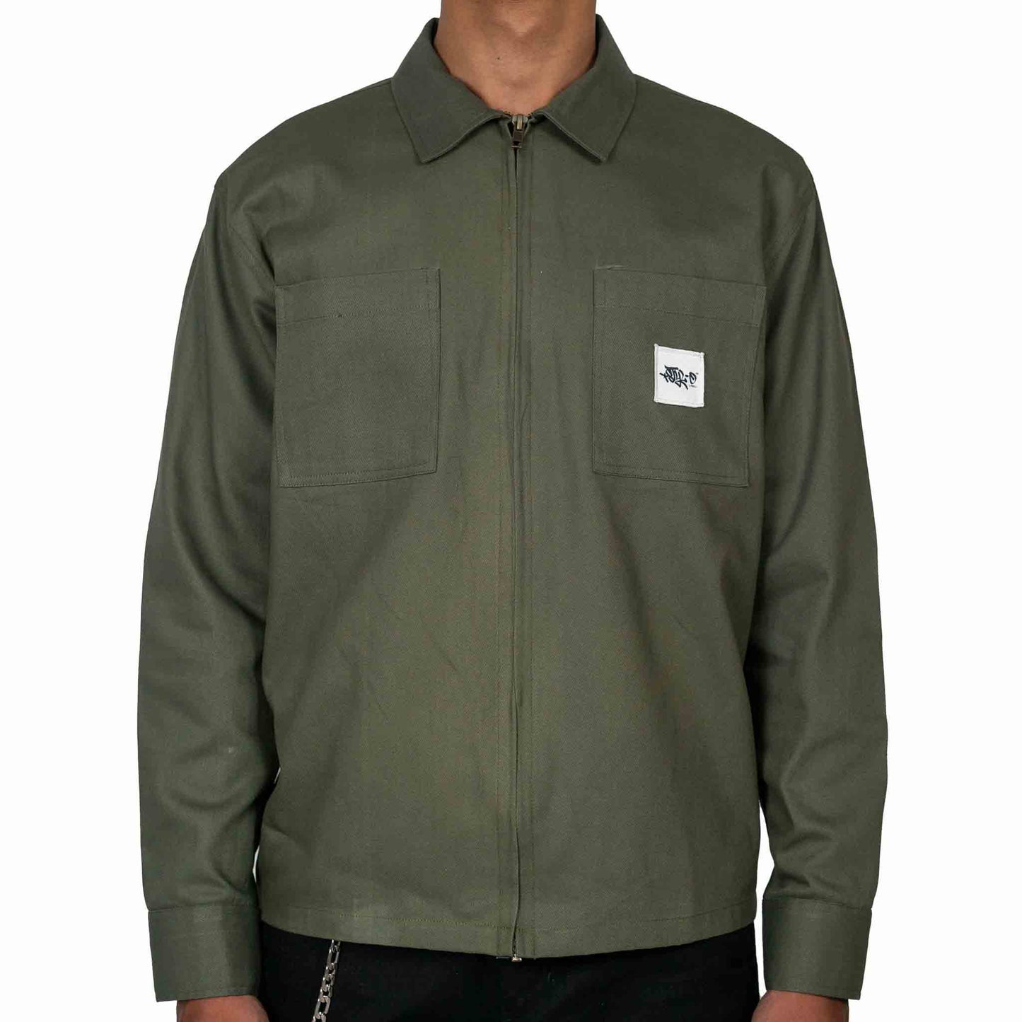 LS Zip Up Workshirt